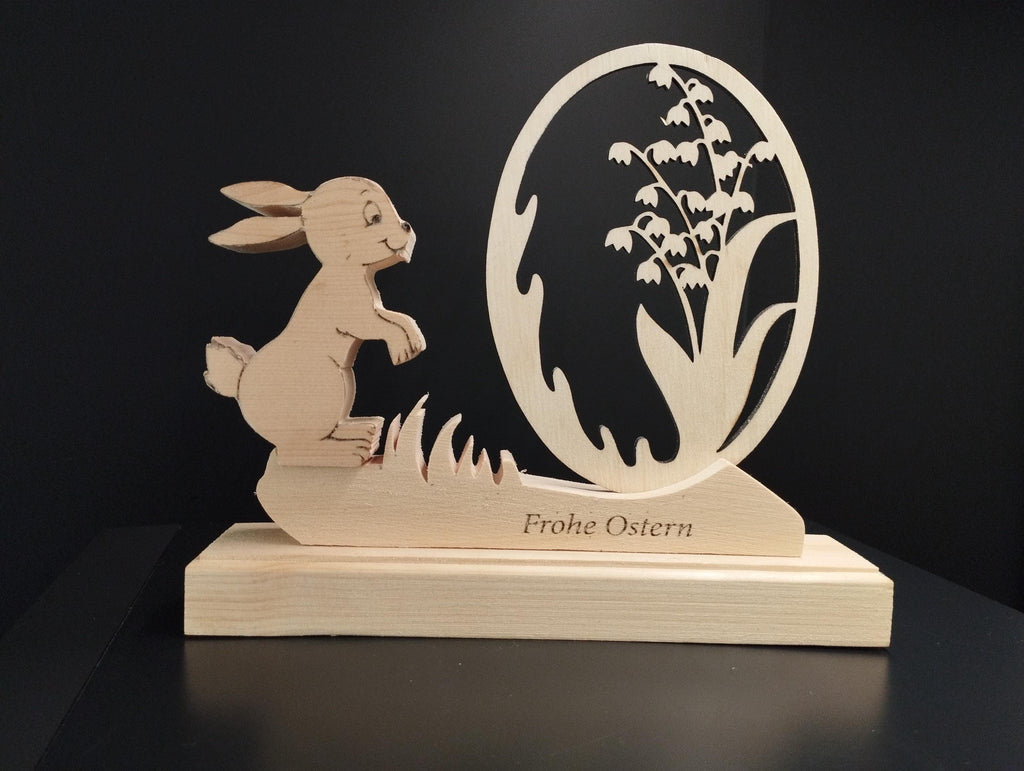Oster Deko aus Zirbenholz
