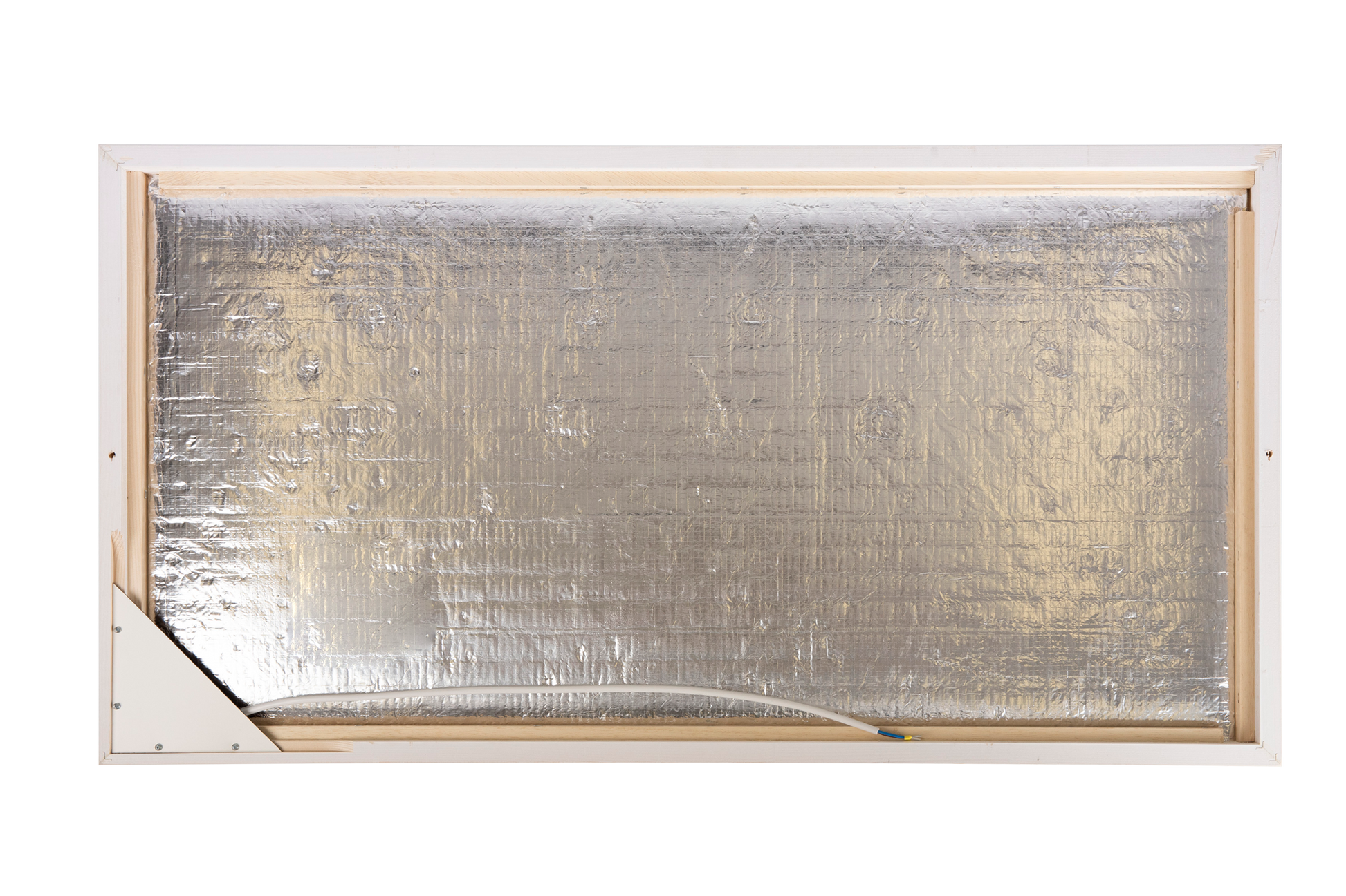 Suntherm Heizpaneele mit Echtholzrahmen Wandmontage